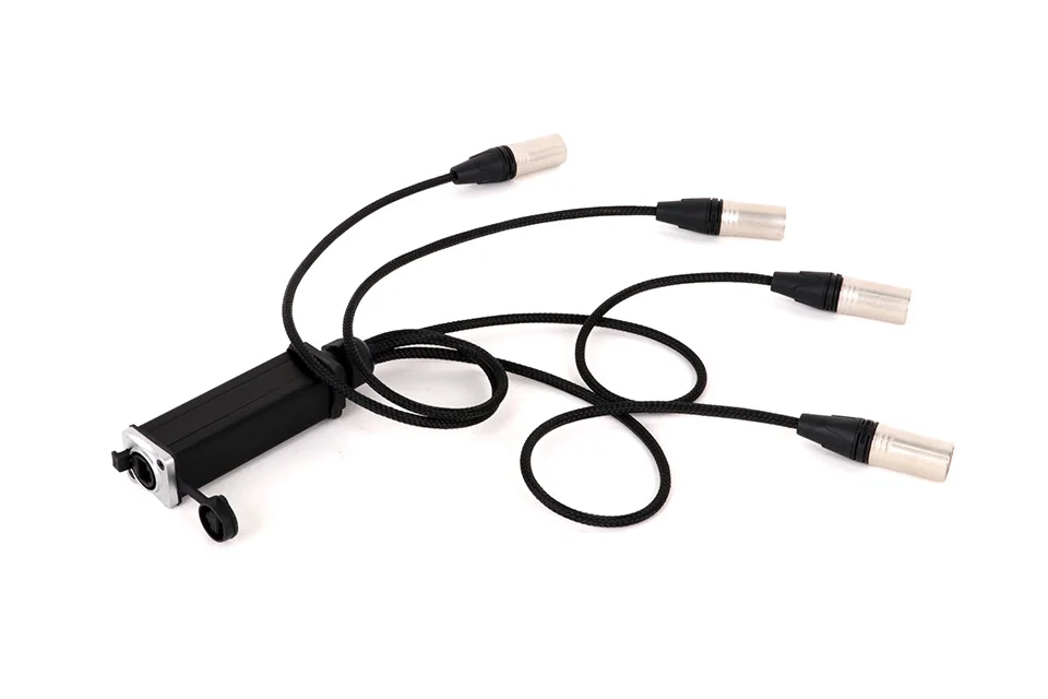 Paar Audio-Schlange 4-Kanal xlr 3-poliger Multi-Netzwerk-Ausbruch für Bühnen klang beleuchtung und Aufnahme studio, rj45 bis xlr Schlange – Detail 10