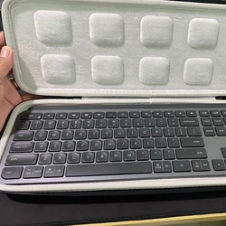 Compact Hard Shell Carrying Case for Wireless Keyboard - Durable Portable Storage Bag
