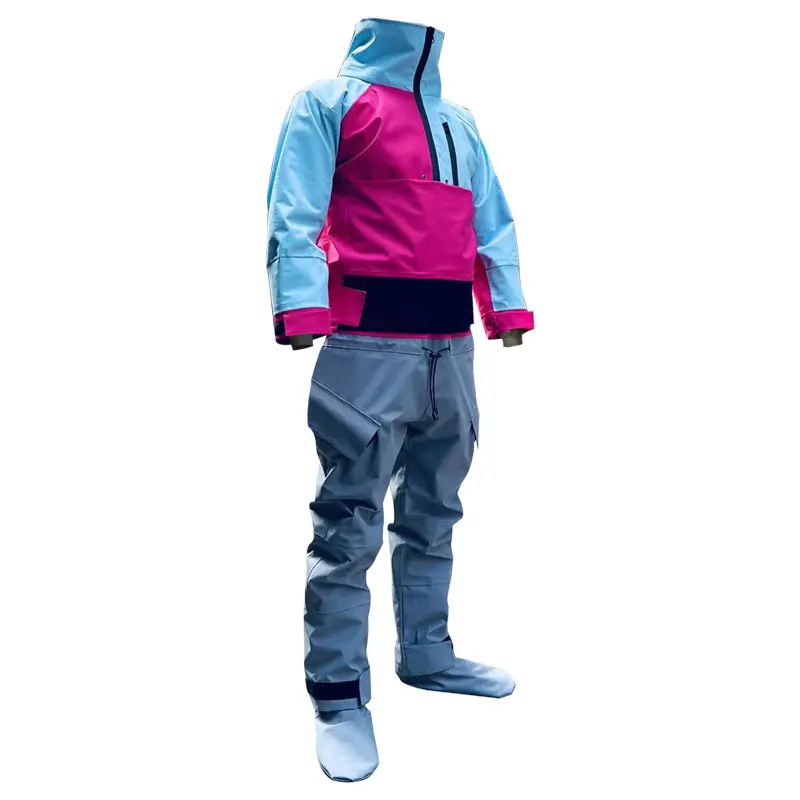 New Women Kayak Drysuit One Piece Waterproof Breathable Full Dry Suit For Kayaking Rafting Canoeing Paddling SUP Surfing Fishing - 5