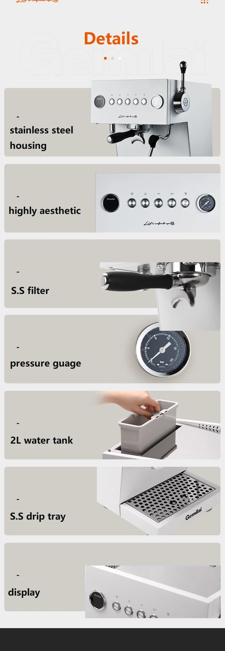Elevate Your Coffee Game With The CRM 3026 Espresso Maker And Coffee Machine From Corrima 6