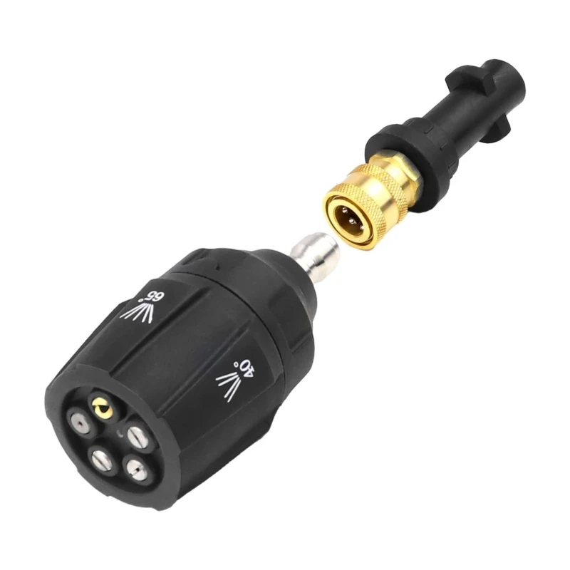 

090E Convenient 1/4 Quick Rotating Nozzle Head Durable & Reliable Nozzle Head set Watering Solution for Garden & Lawn
