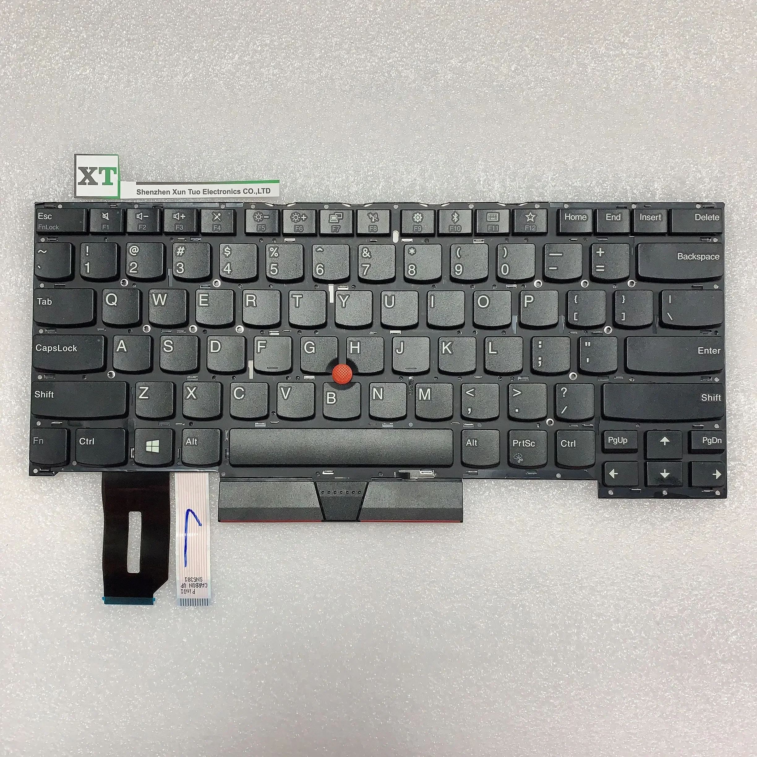 PCLaptop ABD Klavye Lenovo Thinkpad T490S T495S Siyah Enlish Tıklama Düğmesi Ile Arkadan Aydınlatmalı SN20R66006/Arkadan Aydınlatmalı SN20R58769