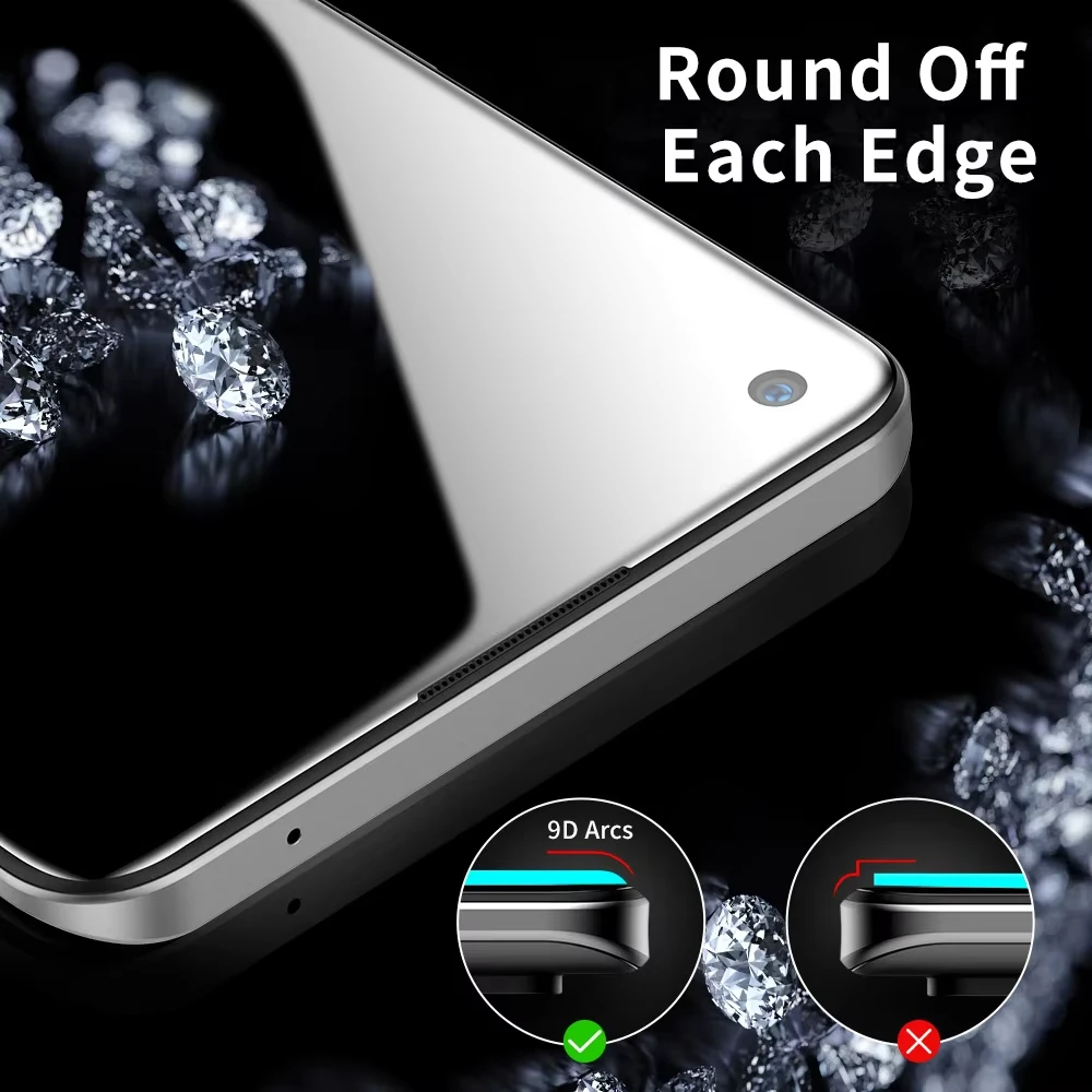 Ultra Clear Tempered Glass Full Cover Screen Protector - 5 Pack