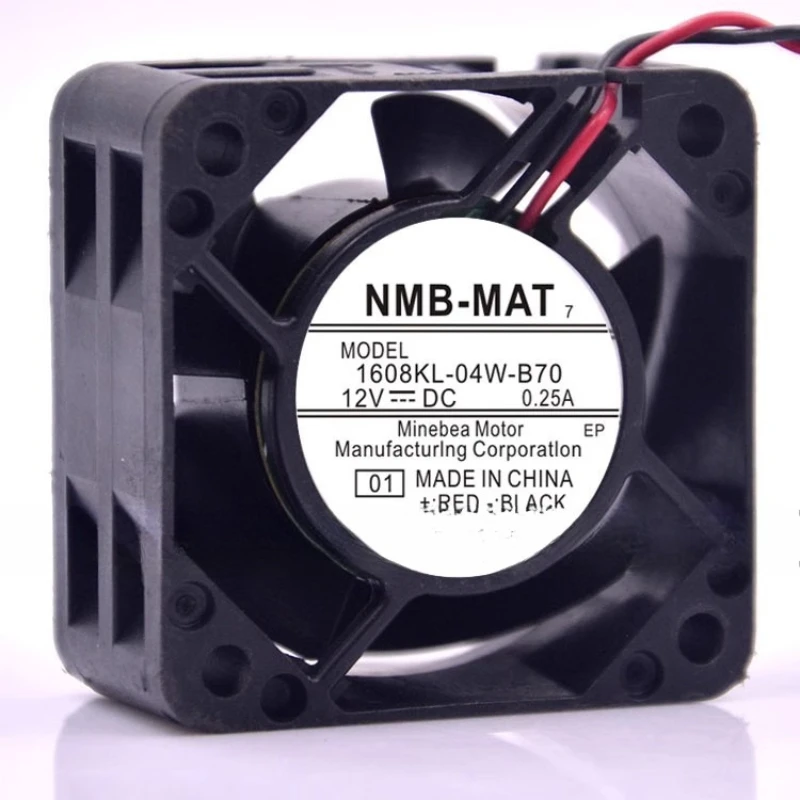 1608KL-04W-B70 NMB 서버 냉각 팬 NMB-MAT 4cm 4020 12V 0.25A 축류 인버터 팬