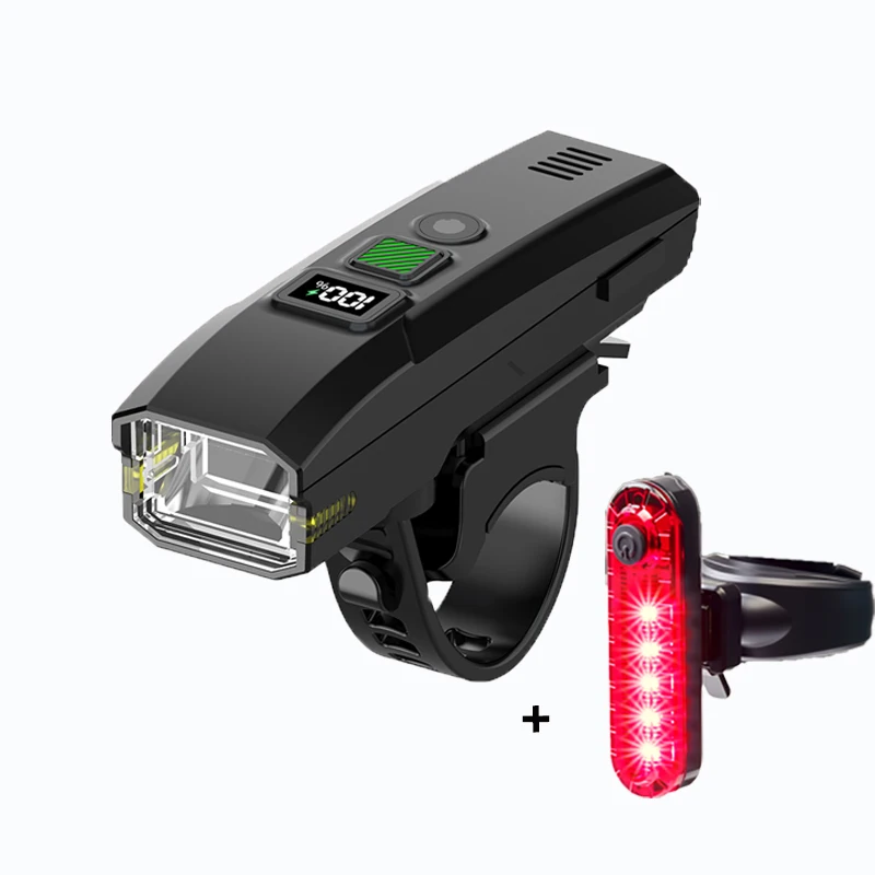 OFFBONDAEG 자전거 전조등 밝은 자전거 전조등 Mtb 도로 자전거 헤드라이트 충전식 사이클링 Led 손전등 액세서리