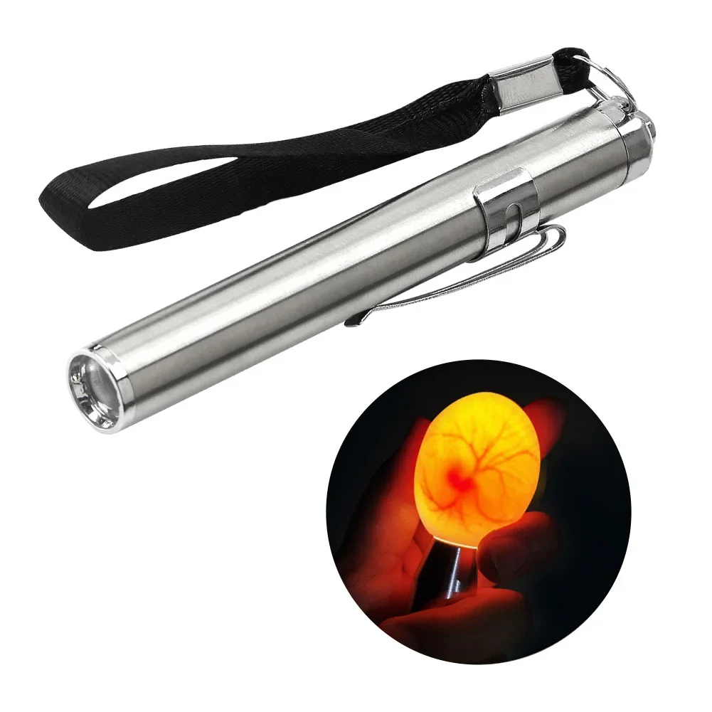 Egg Candler Egg Candler Tester High Intensity Cool LED Light Candling Lamp Rechargeable All Types Egg Broody Incubator Monitor