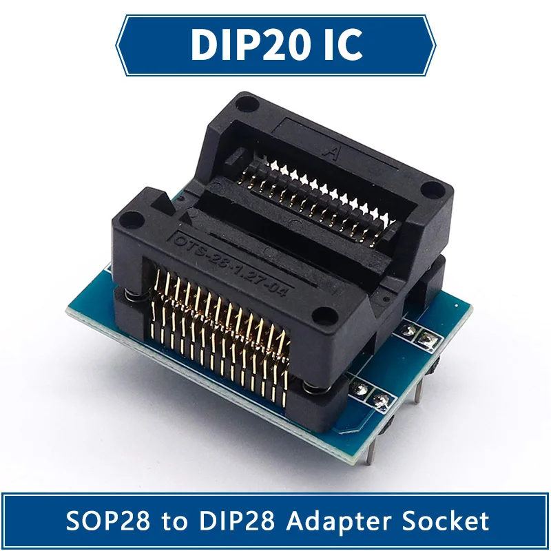 Переходник SOP28 в DIP28 с гнездом 300 мил IC SOIC28 до SOP16 DIP16 SOP20 на DIP20 | Электронные