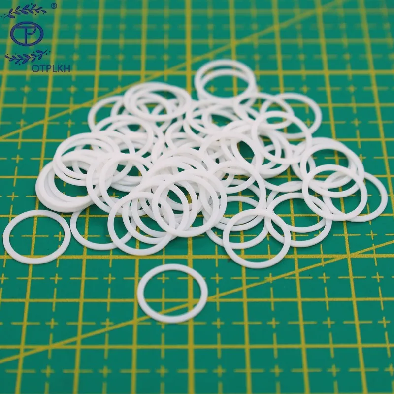 

Polytetrafluoroethylene with glass fibre PTFE gaskets liner Shim Spacer Pads otp seals shaped part Non-standard parts Customized