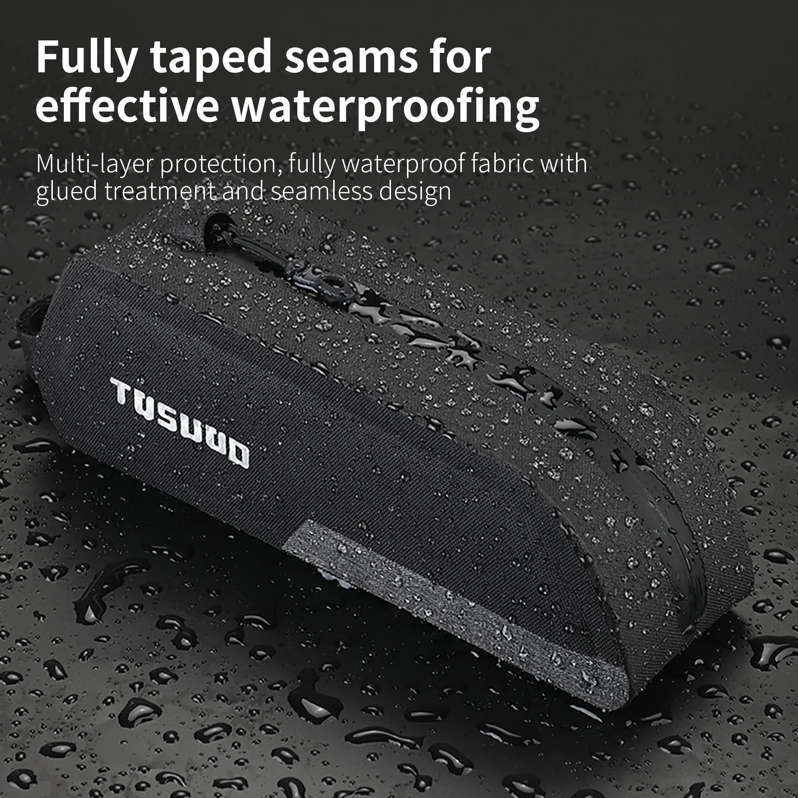TOSUOD PFCBHS414 دراجة علوية حقيبة أنبوبية مقاومة للماء حقيبة بإطار محمول - Image 5