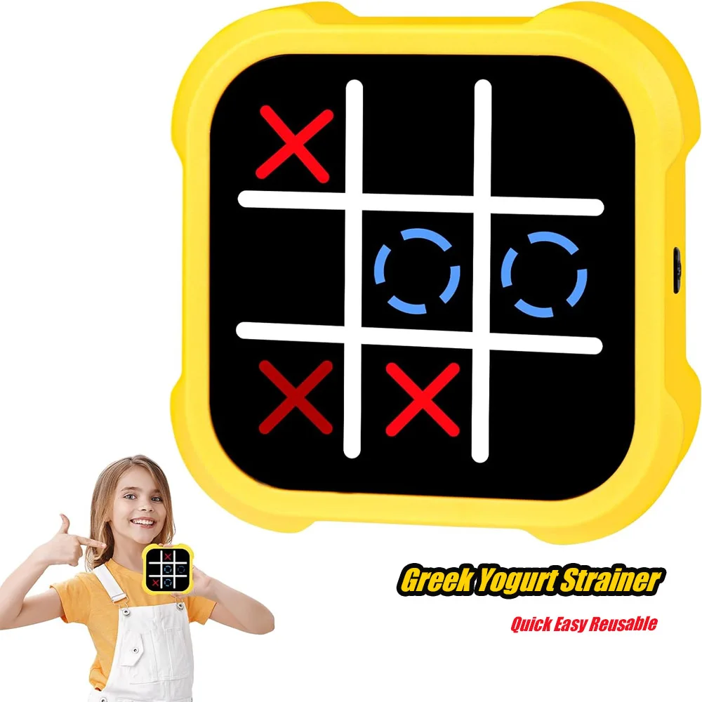 TIC-TAC-TOE Bolt Chess Puzzle Toys Simple To Carry USB Rechargeable Improve Reaction Reaction Ability for Kids Puzzle Game