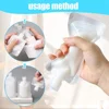 5/15Pcs30/50/100ML Thickened Travel Subpackage Cosmetic Lotion Shower Gel Shampoo Portable Facial Cleanser Storage Organizer Bag 5