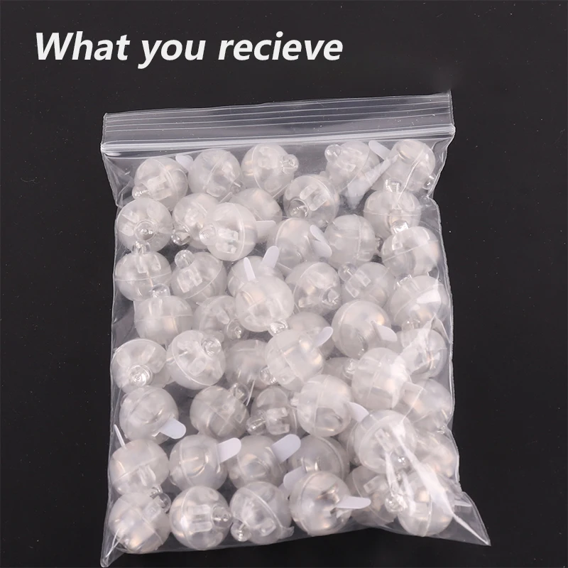 Glow Light Ball 10/20/100Pcs Tumbler Small Round Ball Glow Light Balloon LED Flash Luminous Lamps Lantern Light for Wedding Party Birthday Decor