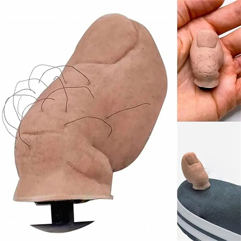 Lustige Zehen schuh Charms DIY Mini 3D stereo skopische Zehen für Krokodil zubehör einzigartige Schuh dekoration Charms für Frauen Männer