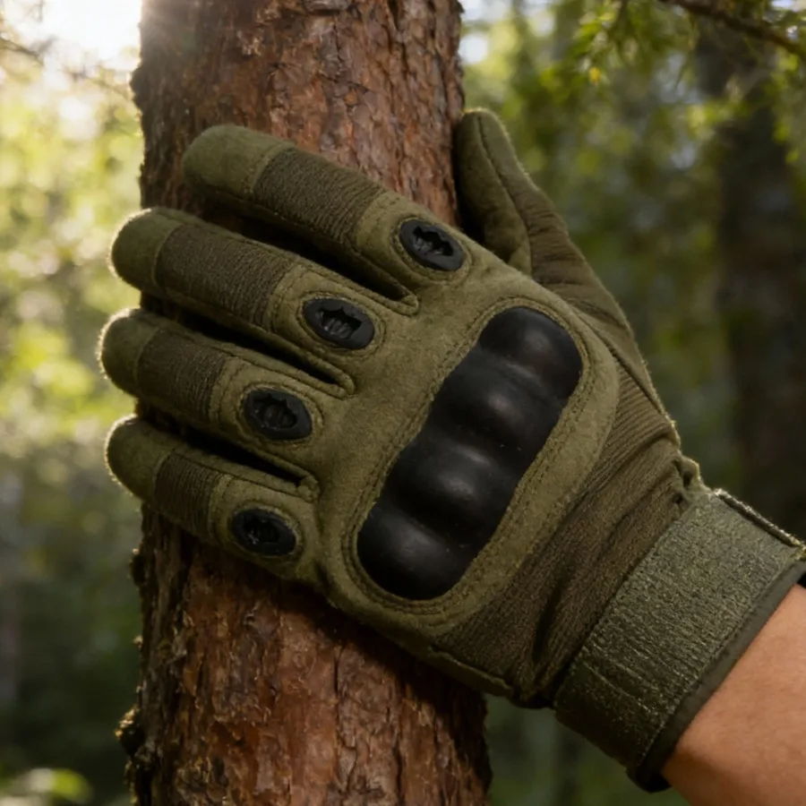 Outdoor Tactical Gloves Breathable Non Slip Durable Suitable for Camping Sports Cycling Wear