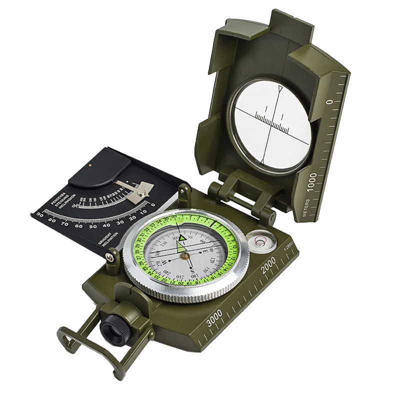 Outdoor Survival Gear Military Compass Camping Hiking Geological Compass  Digital Compass Camping Navigation Equipment Gadgets