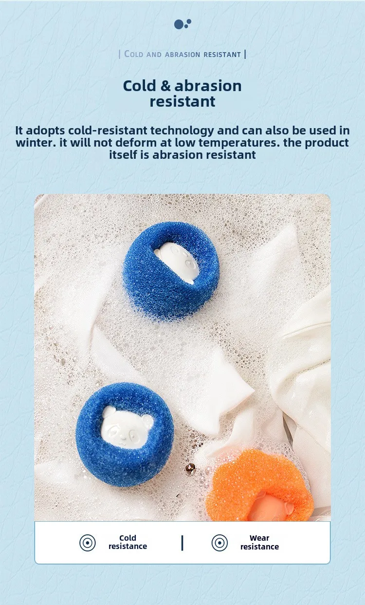 Description Picture 6 of itemWashing Machine Lint Catcher Reusable Pet Hair Remover Ball Laundry Filter Wool Fur Collector Home Cleaning Essential