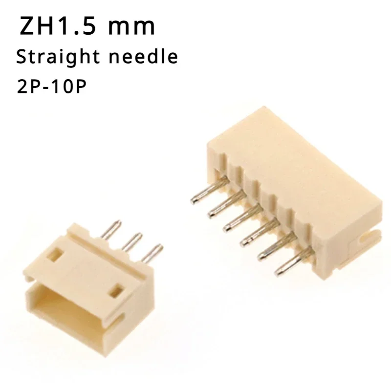 

10/20Pcs/lot JST ZH 1.5mm 2P/3P/4P/5P/6P/7P/8P/9P/10P Straight needle pin Female Connector