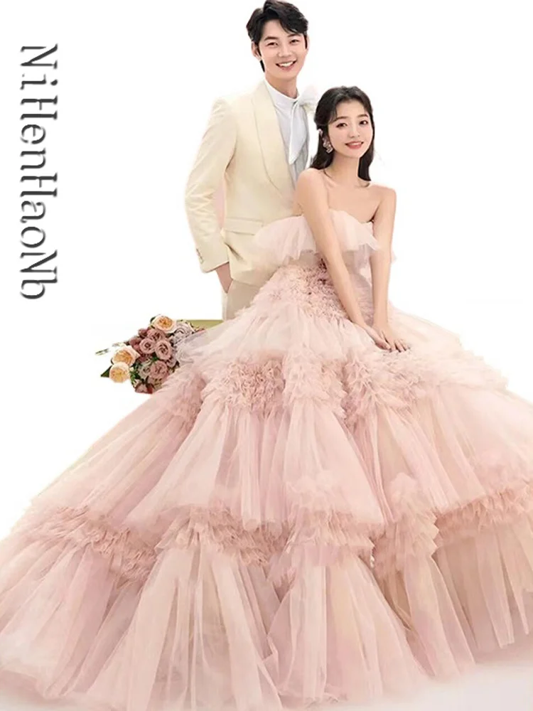 

Pink Tulle Graceful Women Quinceanera Dresses Formal Occasion Vestido De 15 Anos Quinceanera