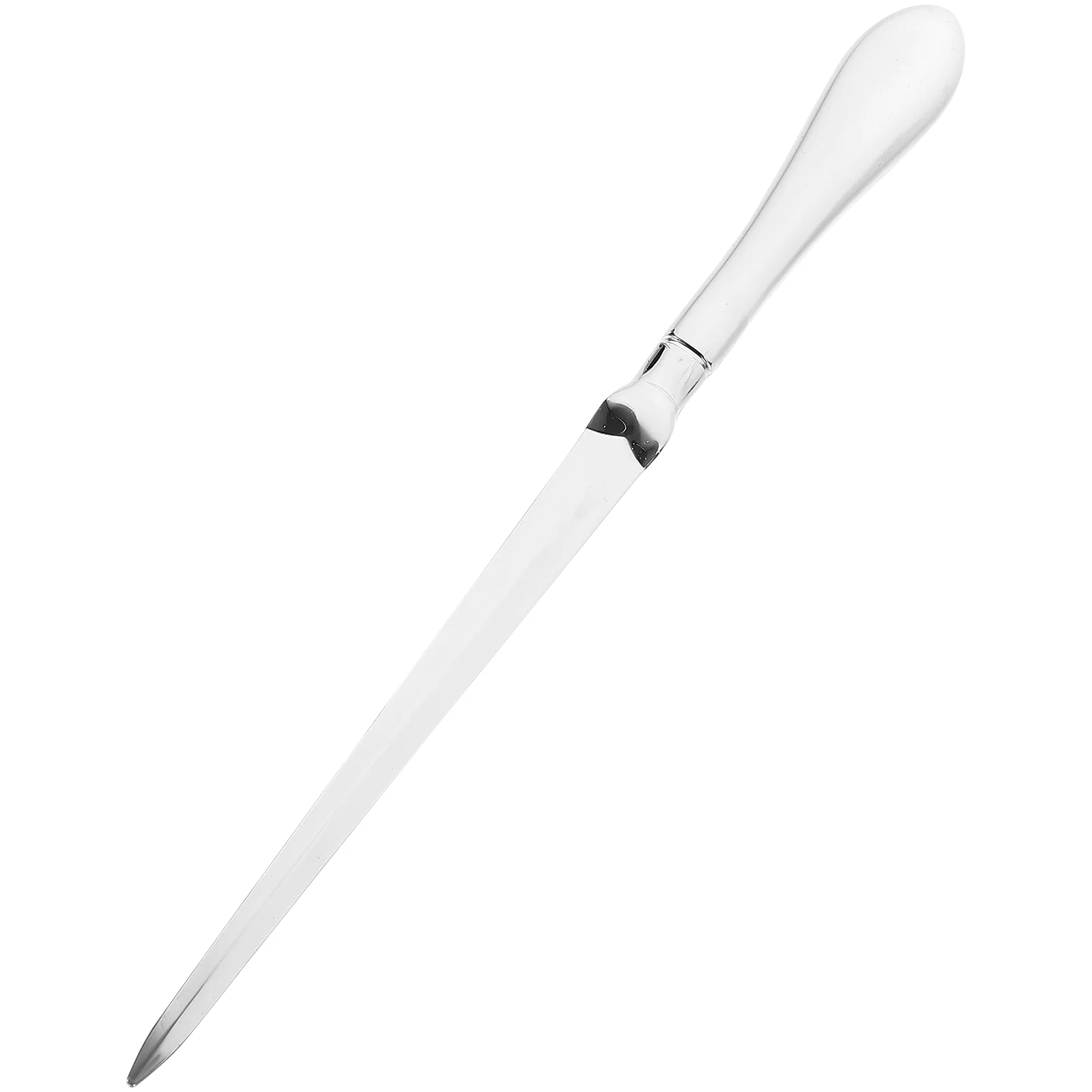 휴대용 합금 레터 오프너, 선물 상자 포함 봉투 오프너, 가정용 실용적인 종이 (실버)