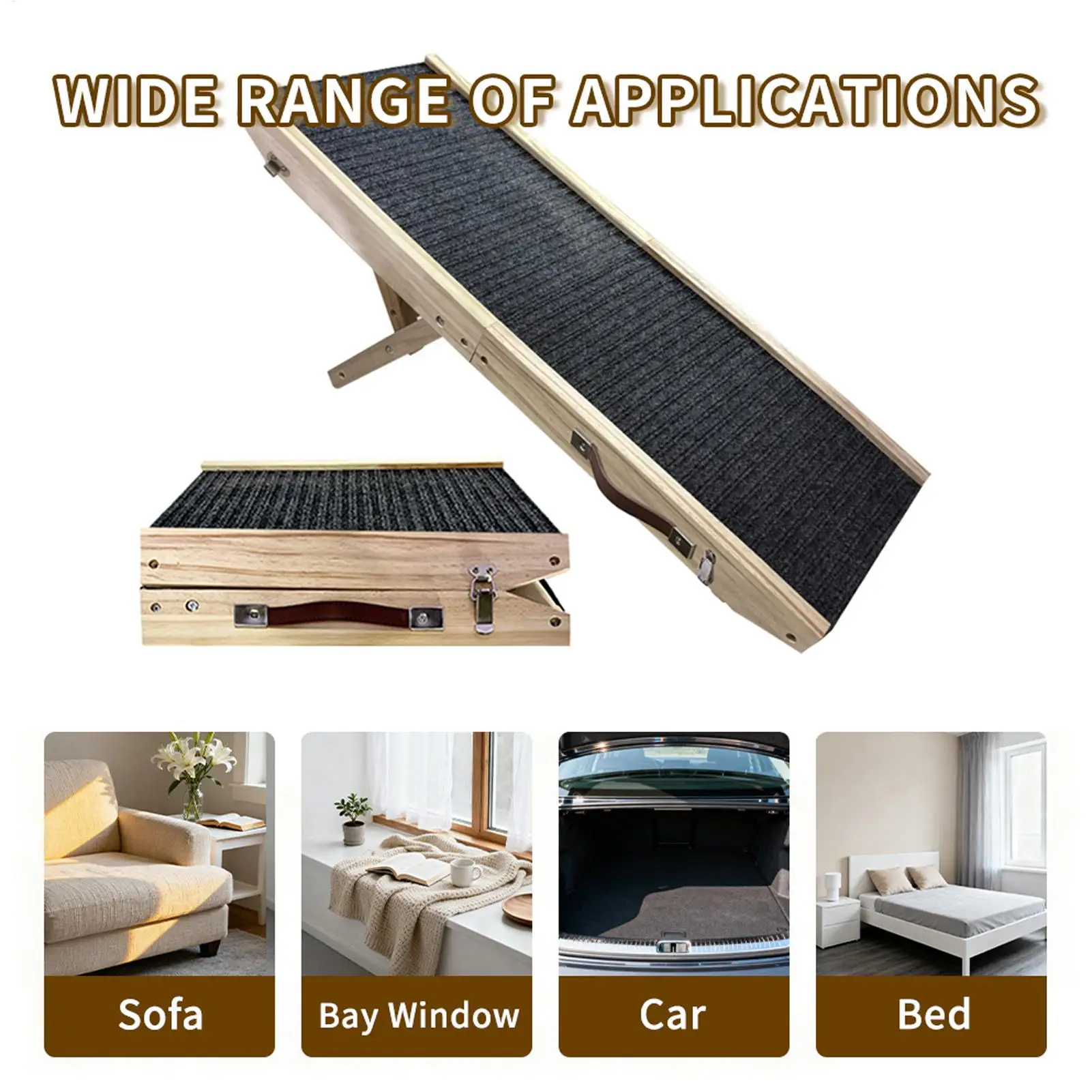 Foldable 4-Level Dog Ramp 5