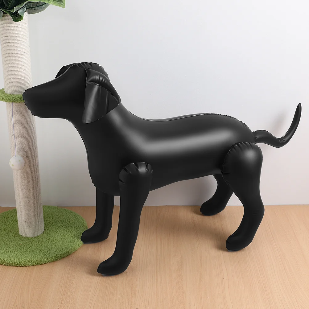 

2pcs Puppy Mannequin Model Pet Clothing Display Mannequin Dog Clothing Inflatable Mannequin
