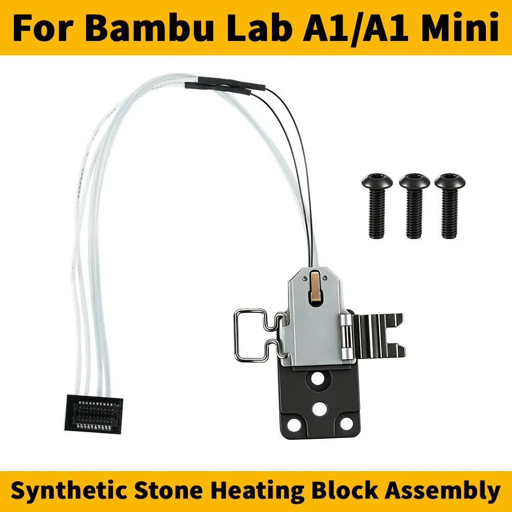 STFALI accessoires voor Bambulab A1, Bambulab A1 Mini, bevestiging van het verwarmingsblok met snelklem, snelle installatie