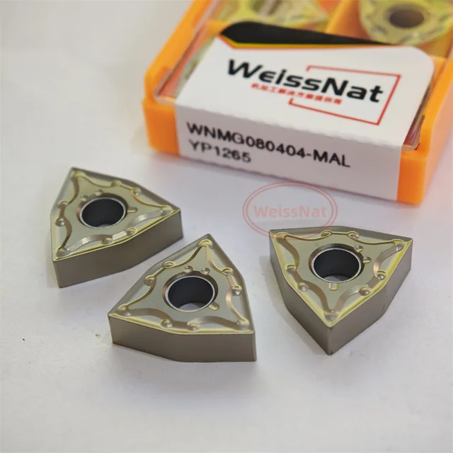Plaquettes en carbure WNMG080404-MAL YP1265, WNMG080408-MAL YP1265, WNMG432 YP1265 1