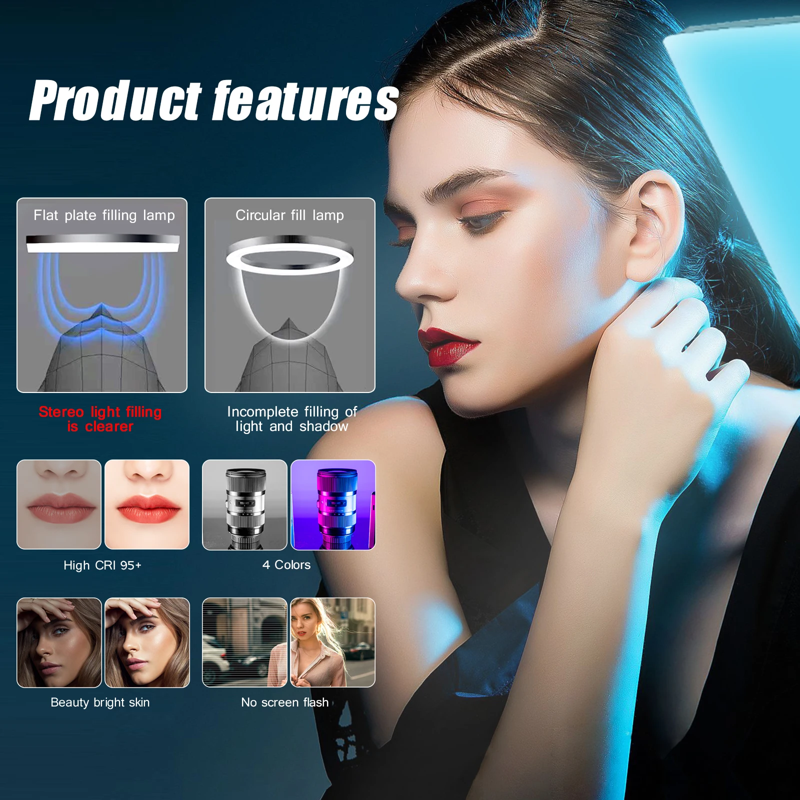 LED Photography Video Light Kit 4