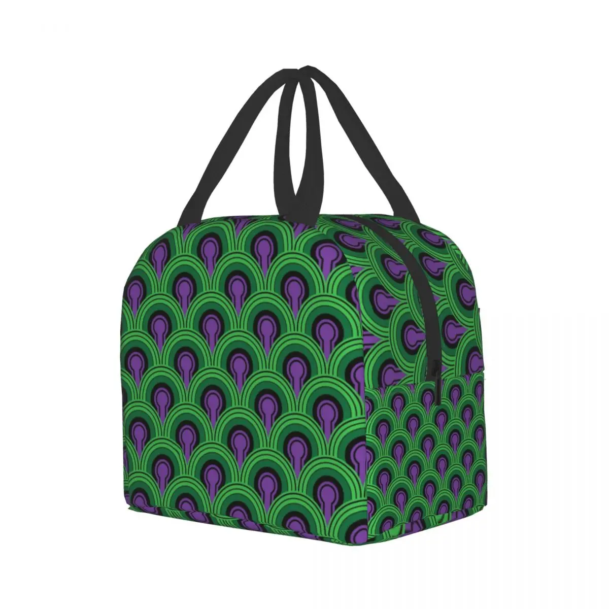 Shining Inspired Overlook Hotel Carpet Lunch Bag Women Cooler Thermal Insulated Lunch Boxes for Kids School Picnic Food Bags
