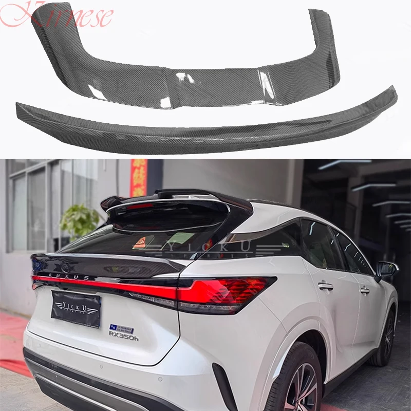 

Carbon Fiber Rear Trunk Boot Wing Rear Lip Roof Spoiler For Lexus RX RX200t RX300 RX450h RX 2023 2024 Car Styling