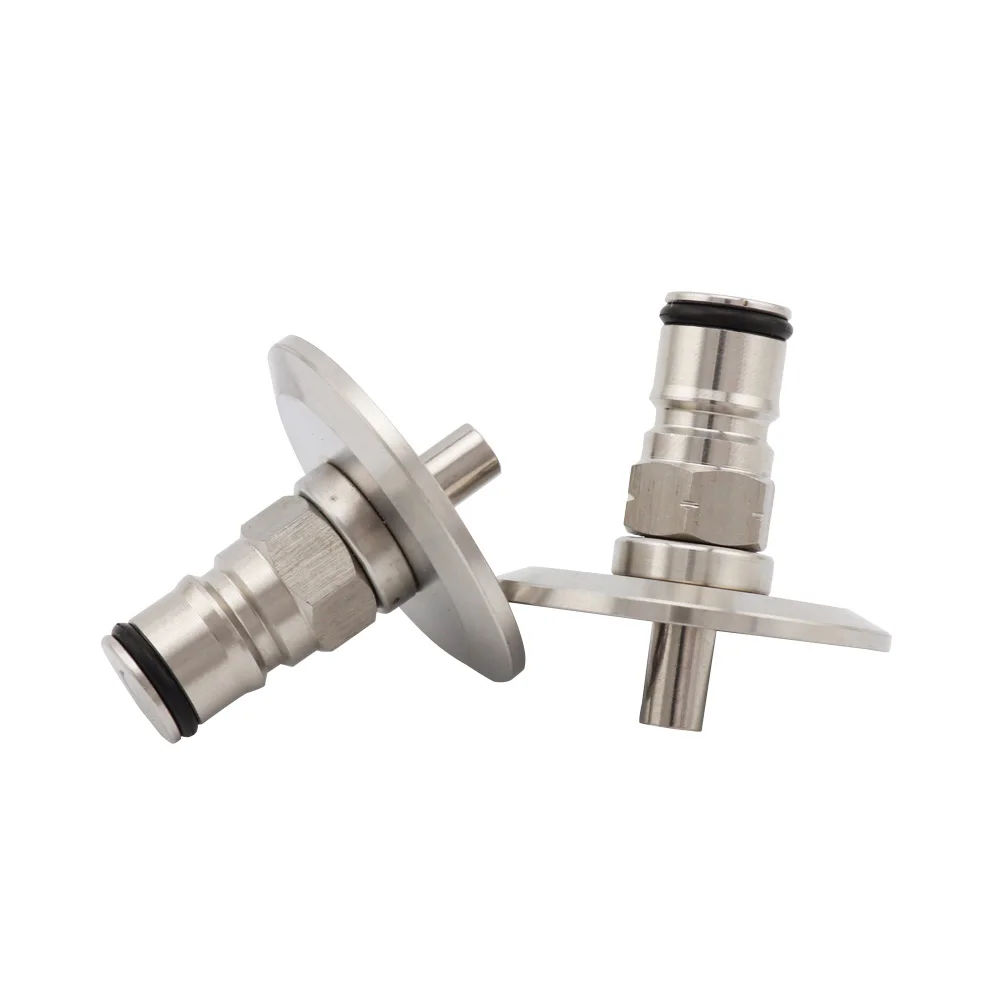 Homebrew Fitting Gas/Liquid Ball Lock Post 1.5" Tri Clamp SS304 Sanitary For Corny Keg