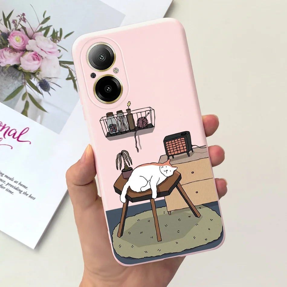 Fashion Moon Pattern Soft Silicone Protective Back Cover