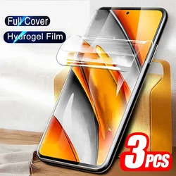 Premium 3 - Pack Hydrogel Screen Protector Film for Enhanced Durability and Clarity (Sharp Aquos Wish2)