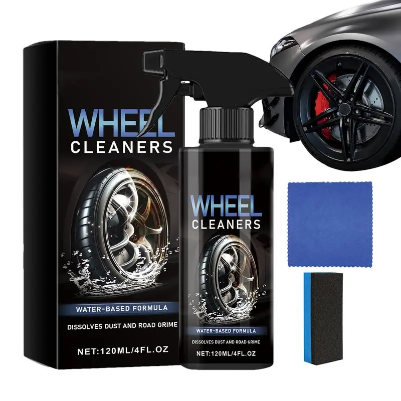 

Wheel & Tire Cleaner Effective Wheel Cleaner 120ml Multi-Purpose Car Cleaner Spray Wheel Care For Cars Trucks SUVs