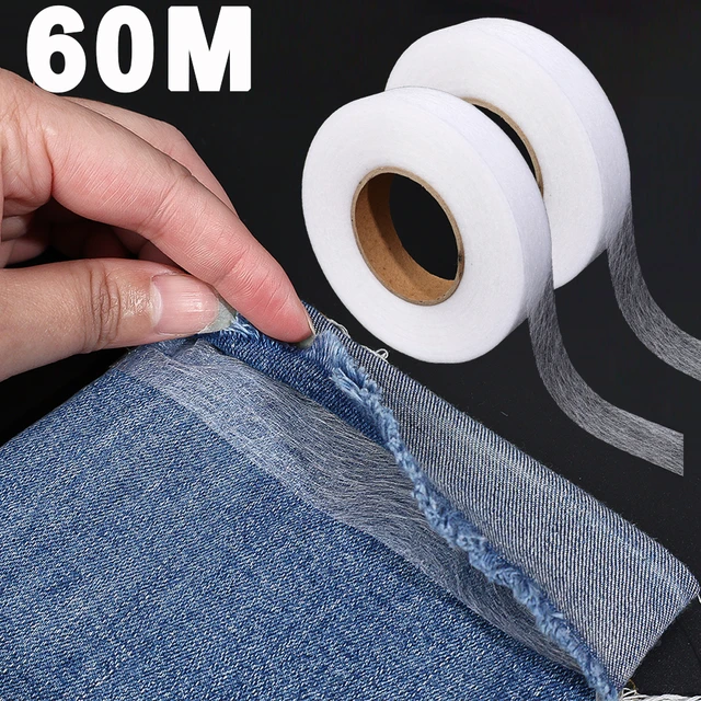 60M Double-sided Non-woven Interlining Adhesive Tape Iron On Hem