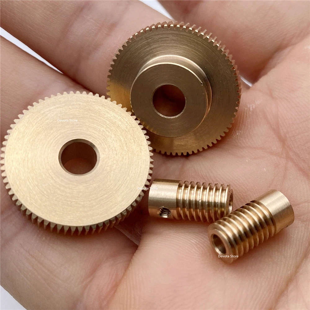 0.3M Mini Precision Worm Gear Reducer Transmitter 1:20 30 40 50 60 25 25 35 45 55 70 80 100 Teeth