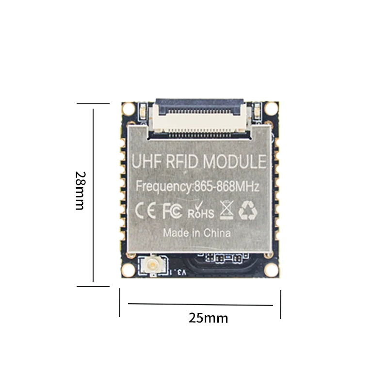 PR9200 UHF 리더 라이터 모듈 18-26dBm 865-868Mhz 902-928Mhz 미니 UHF RFID 모듈