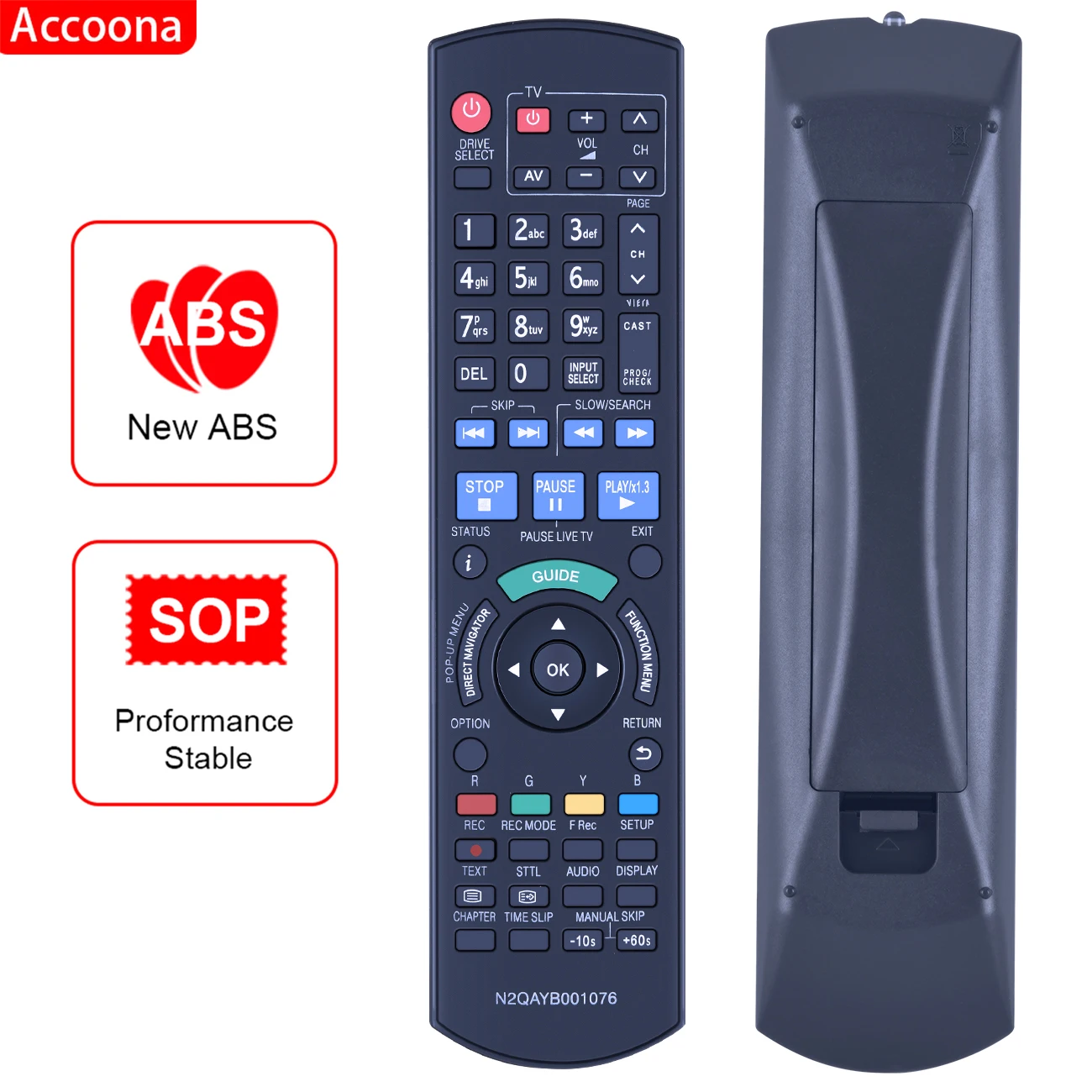 

N2QAYB001076 ORIGINAL GENUINE for PANASONIC DVD REMOTE CONTROL DMRBWT760 DMRBWT760GN NEW