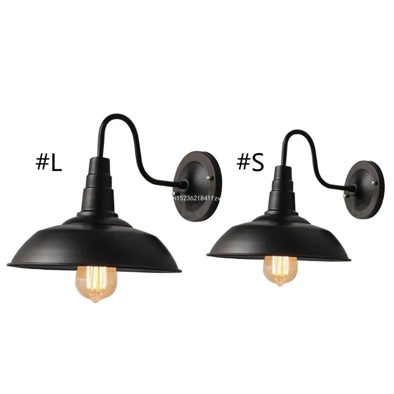 

Wall Light American Old Style Simplicity Pot Cover Shape Lamp Shade Without Bulb Dropship
