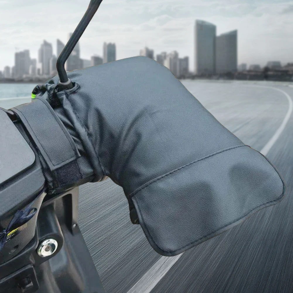 Motorbike Heated Handle Grip Covers 3 Levels Setting Motorcycle Heating Warm Muffs Reflective for Bicycle MTB Motorcycle Scooter