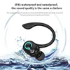 Bluetooth 5.2 Headset Business Wireless Earbuds Earphones Stereo Sport Game Headphone Ear-Hook Mini HIFI Bass Noise Cancelling 6