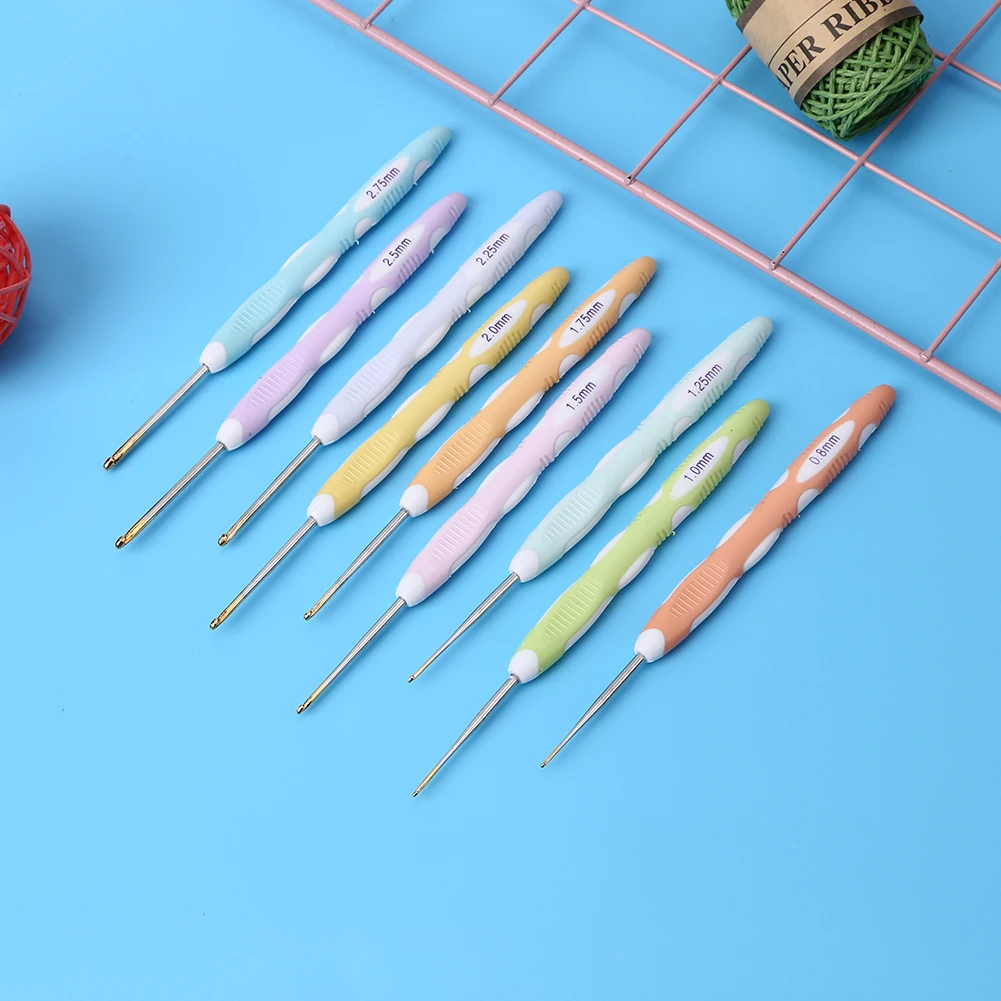 Festival Hands Crochet Hooks - 9pcs Crochet Hook Set,Ergonomic Grip,Mom  Gifts,Best Friend Gifts,Easy Grip Crochet Needles,Crochet Hooks