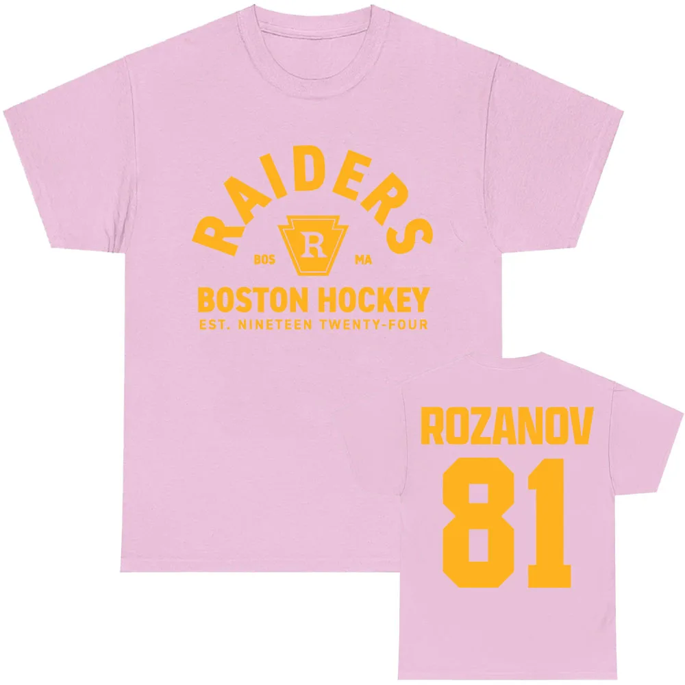 TV Heated Rivalry Llya Rozanov 81 Boston Raiders Tee Women Men Clothing Short Sleeve Fashion T-shirt Graphic Print Casual Top 4