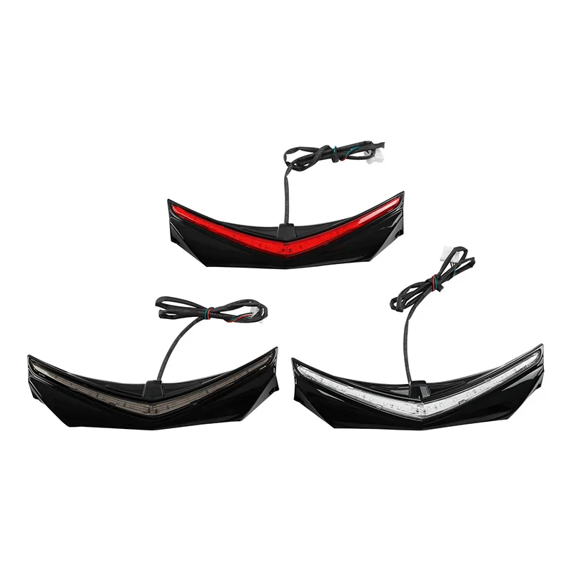 Chrome/Black Rear Fender Tip Accent LED Light For Honda Goldwing GL1800 2012-F6B 2013-Motorcycle Accessories