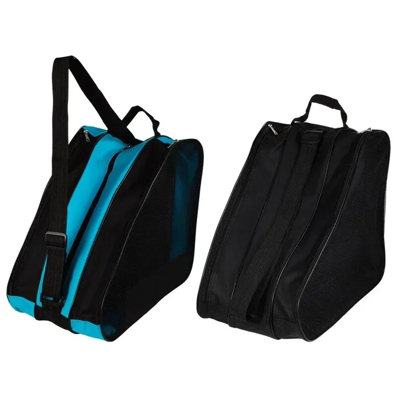 Roller Skates Bag Portable Roller Skates Bag Ice Skating Bag Large Capacity Breathable Kids Inline Skates Storage Skating Shoes