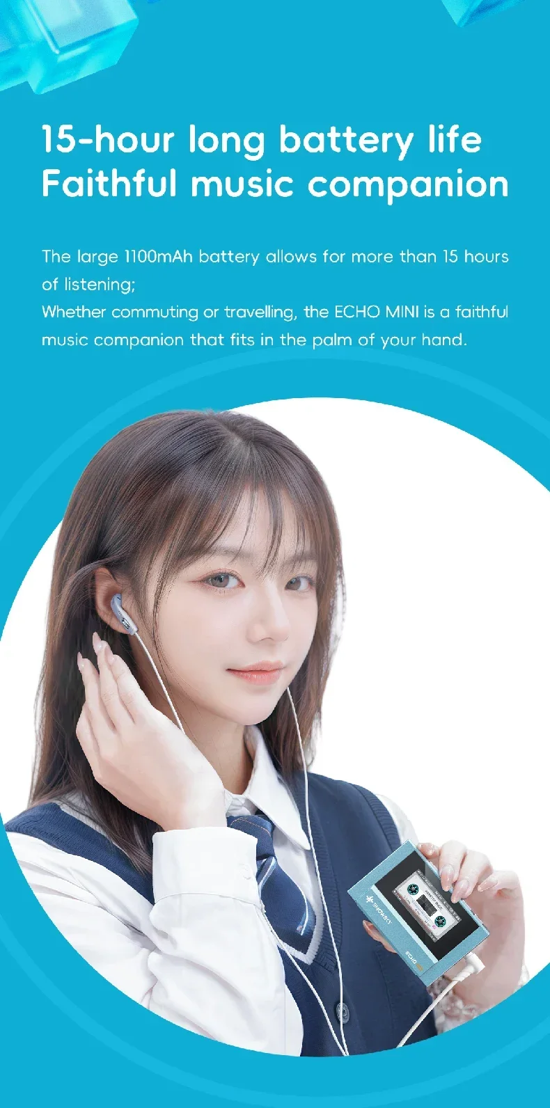 Snowsky Echo Mini Portable Hifi Music Player MP3 Bluetooth Walkman