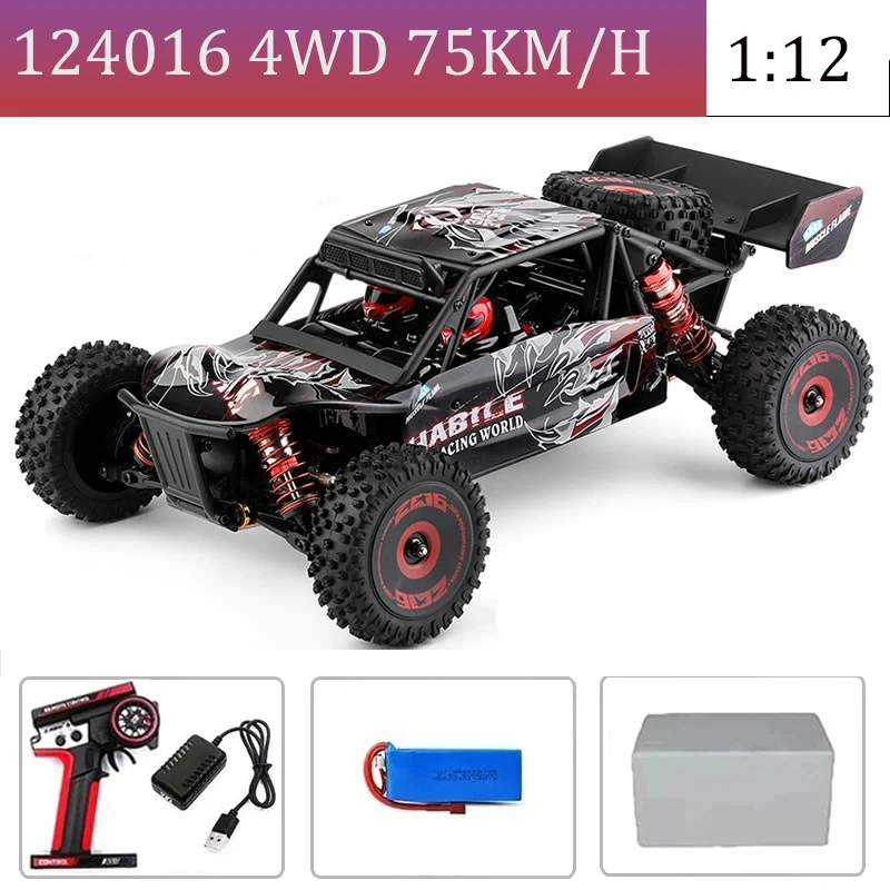 Voiture RC tout-terrain 4x4 - 2 batteries, 6 couleurs