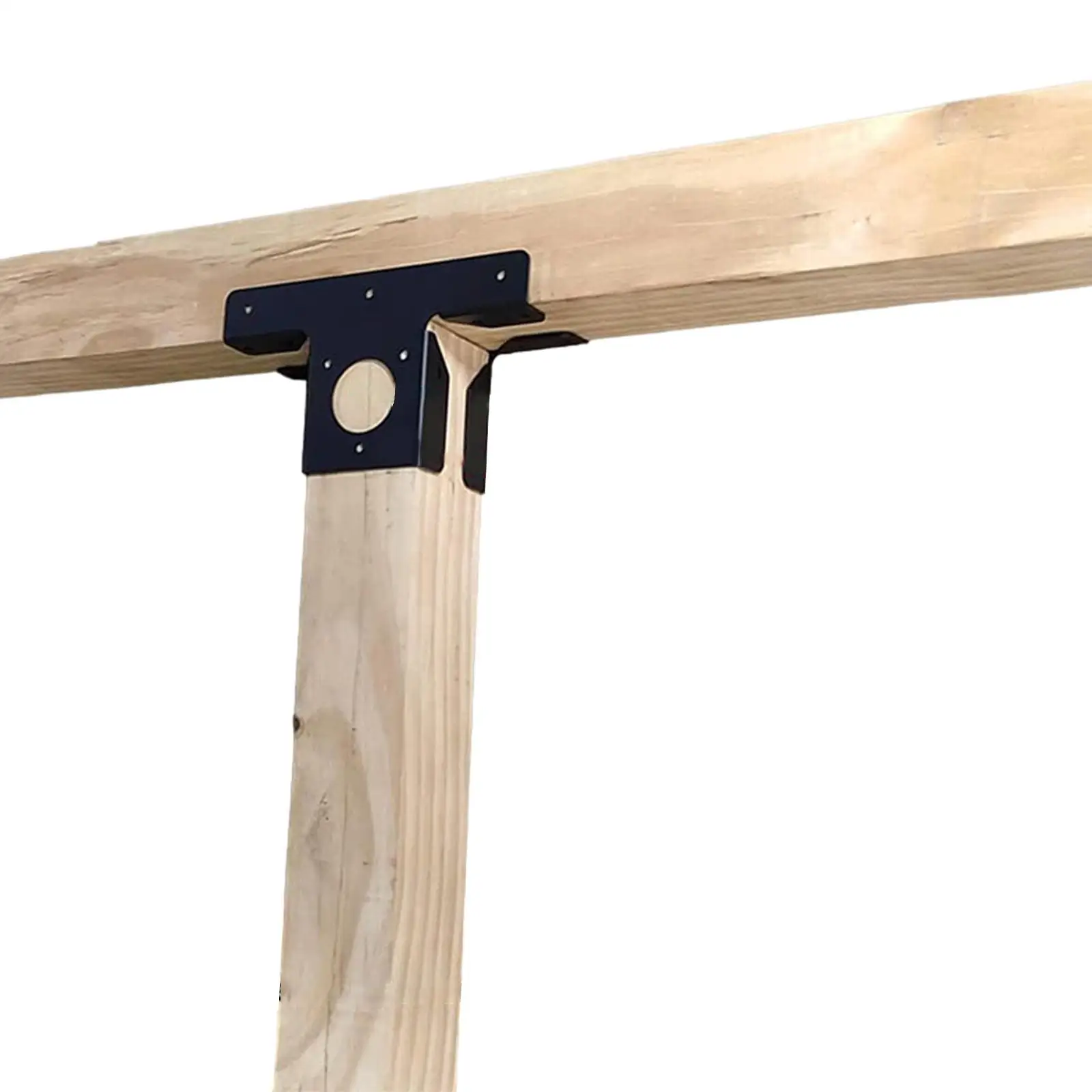 2Pcs Pergola Brackets Fixed Bracket Reinforcement for 4x4 Wood Post Heavy Duty Easy to Install Durable 3 Way Corner Brackets