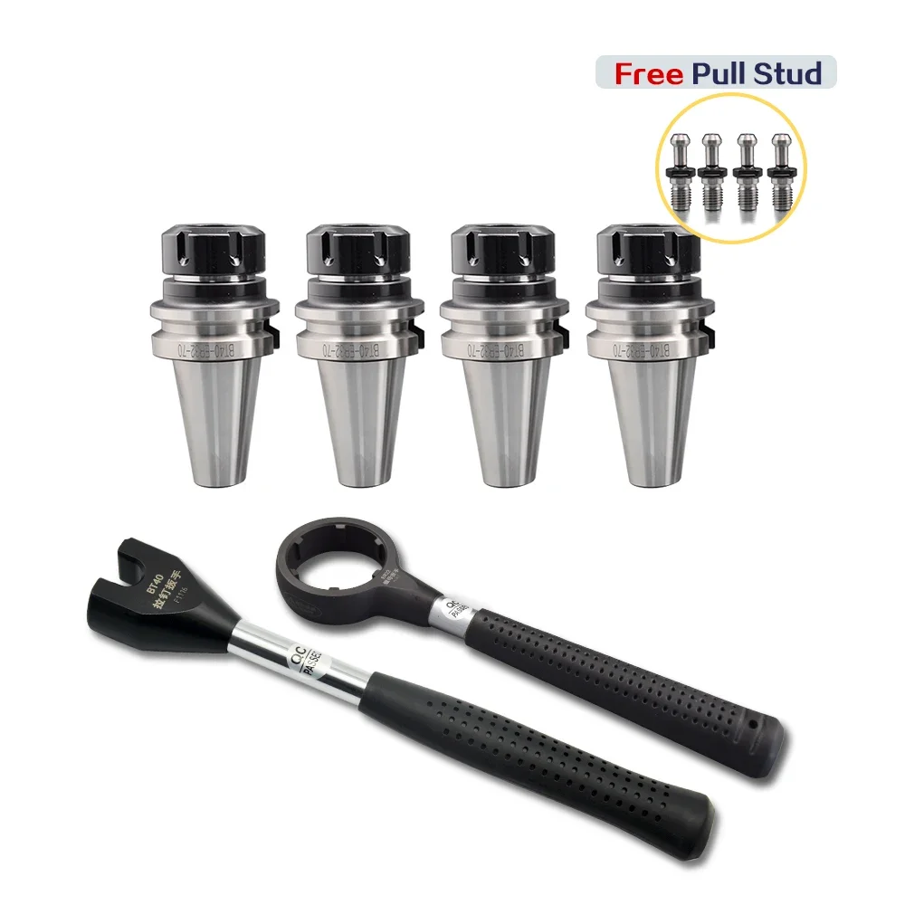 

CNC Turning Tool Holder Types BT40 Tool Holder For CNC Lathe BT40 Pull Stud Wrench ER32UM Wrench