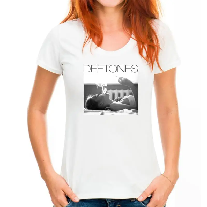 

Мужская футболка с логотипом Deftones, женская футболка